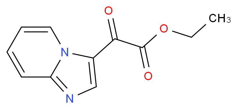 Imidazo[1,2-a]pyridin-3-yl-oxoacetic acid ethyl ester_分子结构_CAS_603301-58-2)