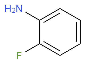 2-fluoroaniline_分子结构_CAS_348-54-9