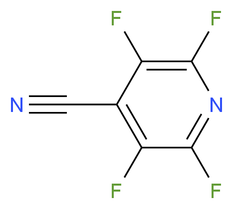 2,3,5,6-四氟吡啶-4-腈_分子结构_CAS_16297-07-7)