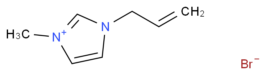 1-烯丙基-3-甲基咪唑溴盐_分子结构_CAS_31410-07-8)