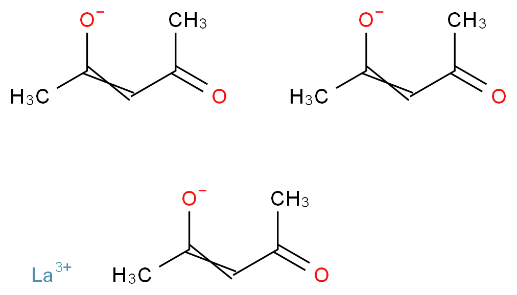 LANTHANUM ACETYL ACETONATE_分子结构_CAS_)