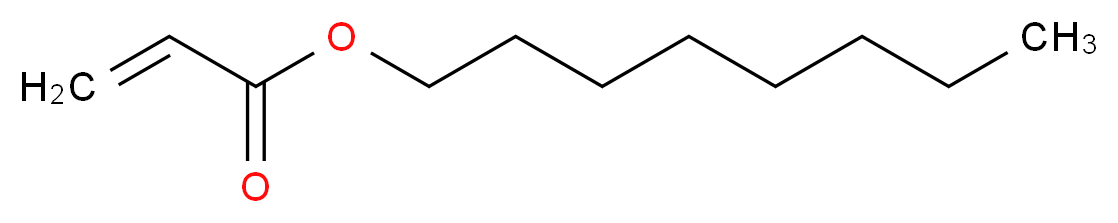 octyl acrylate_分子结构_CAS_2499-59-4)