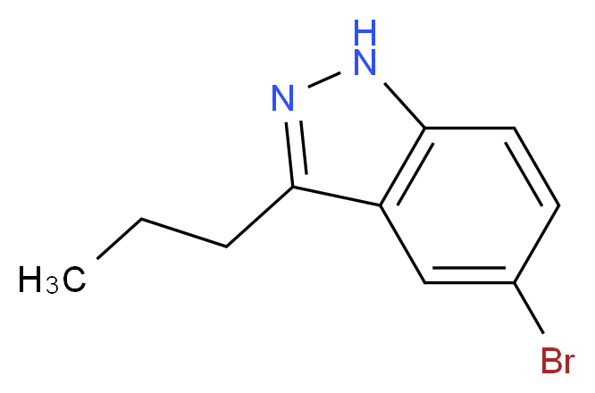 5-Bromo-3-propyl-1H-indazole_分子结构_CAS_1197943-62-6)