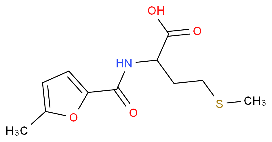 2-[(5-Methyl-furan-2-carbonyl)-amino]-4-methylsulfanylbutyric acid_分子结构_CAS_324001-24-3)