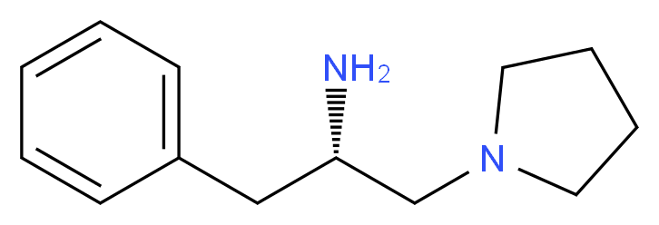 (S)-α-(苯甲基)-1-吡咯烷乙胺_分子结构_CAS_200267-75-0)