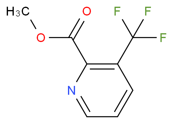 methyl 3-(trifluoromethyl)pyridine-2-carboxylate_分子结构_CAS_588702-69-6