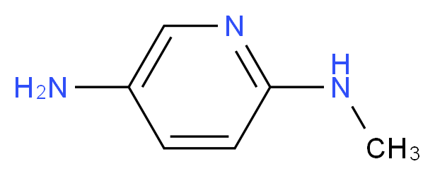 2-N-methylpyridine-2,5-diamine_分子结构_CAS_28020-36-2)