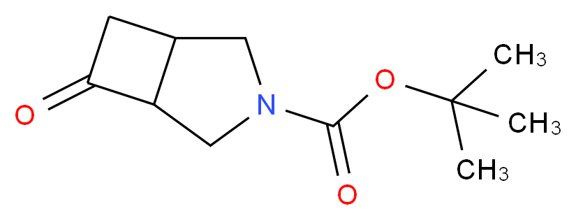 tert-butyl 6-oxo-3-aza-bicyclo[3.2.0]heptane-3-carboxylate_分子结构_CAS_663172-80-3)