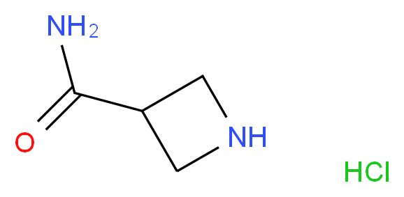 azetidine-3-carboxamide hydrochloride_分子结构_CAS_124668-45-7