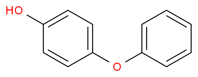 4-苯氧基苯酚_分子结构_CAS_831-82-3)