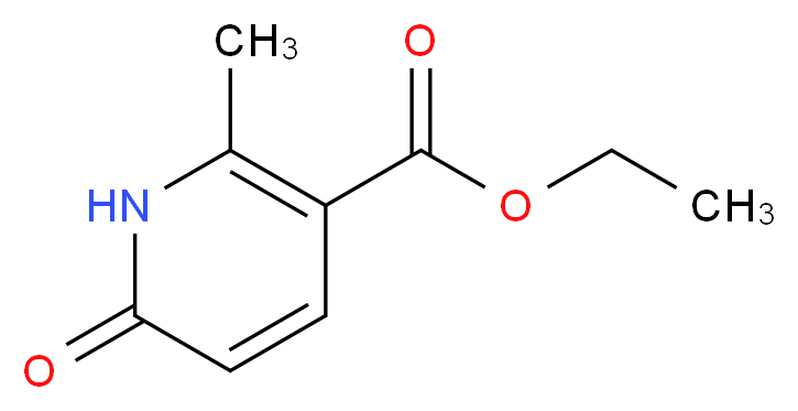 ethyl 2-methyl-6-oxo-1,6-dihydropyridine-3-carboxylate_分子结构_CAS_3424-43-9