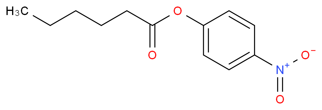 4-Nitrophenyl hexanoate_分子结构_CAS_956-75-2)