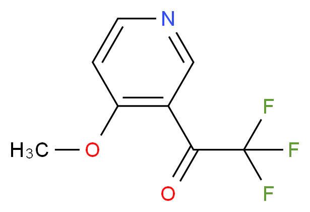 2,2,2-trifluoro-1-(4-methoxypyridin-3-yl)ethanone_分子结构_CAS_1060805-29-9)