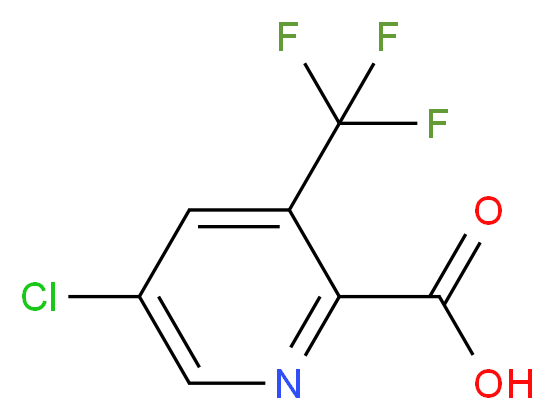 5-chloro-3-(trifluoromethyl)pyridine-2-carboxylic acid_分子结构_CAS_80194-68-9