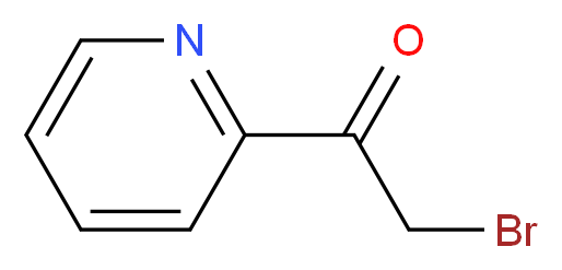 2-BROMO-1-PYRIDIN-2-YL-ETHANONE_分子结构_CAS_40086-66-6)