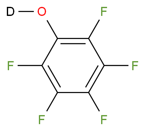 1,2,3,4,5-pentafluoro-6-[(<sup>2</sup>H)oxy]benzene_分子结构_CAS_105596-34-7