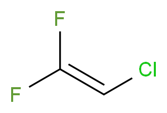 2-chloro-1,1-difluoroethene_分子结构_CAS_359-10-4