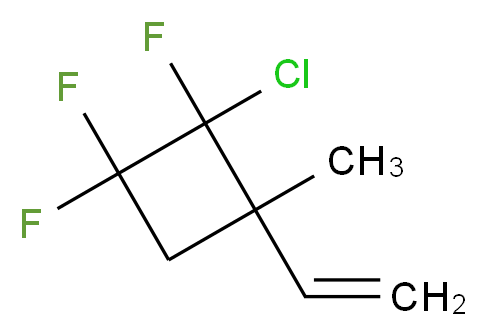 1,1,2-Trifluoro-2-chloro-3-methyl-3-vinylcyclobutane_分子结构_CAS_4265-28-5)