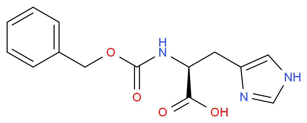 N-Cbz-L-histidine_分子结构_CAS_14997-58-1)