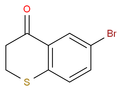 6-bromo-3,4-dihydro-2H-1-benzothiopyran-4-one_分子结构_CAS_)