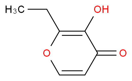 2-ethyl-3-hydroxy-4H-pyran-4-one_分子结构_CAS_118-71-8