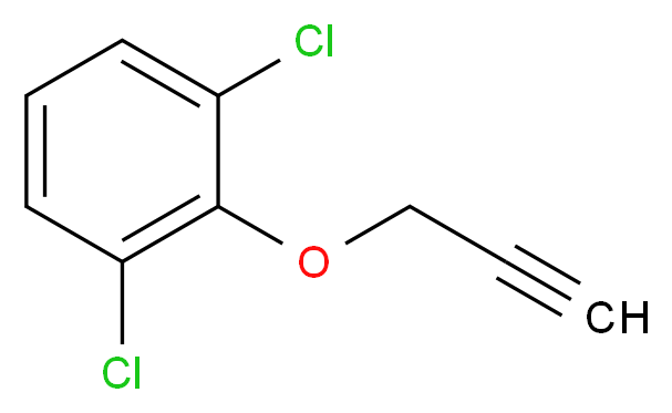 1,3-dichloro-2-(prop-2-ynyloxy)benzene_分子结构_CAS_3598-66-1)