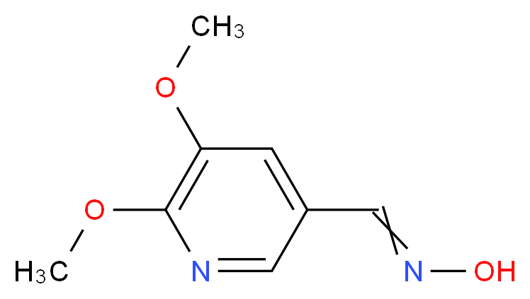 5,6-Dimethoxynicotinaldehyde oxime_分子结构_CAS_1138443-93-2)