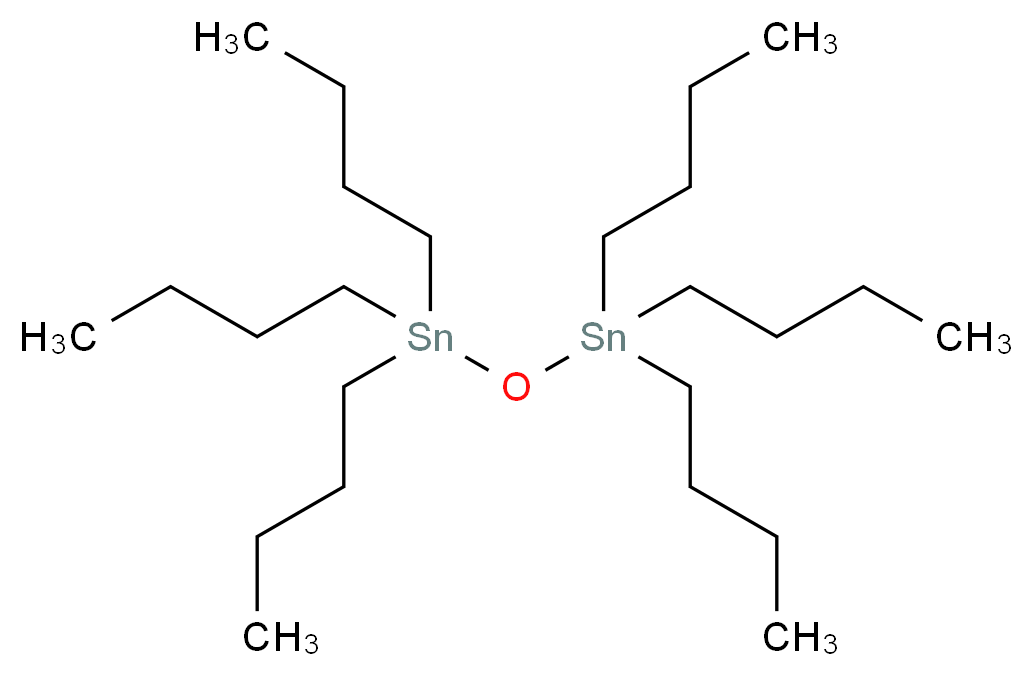 tributyl[(tributylstannyl)oxy]stannane_分子结构_CAS_56-35-9