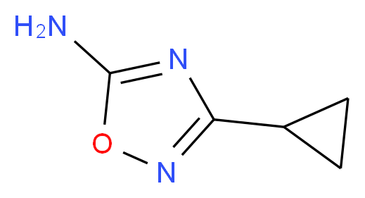 3-Cyclopropyl-1,2,4-oxadiazol-5-amine_分子结构_CAS_302842-68-8)