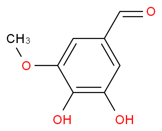 3,4-Dihydroxy-5-methoxybenzaldehyde_分子结构_CAS_)