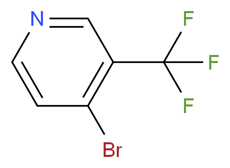 4-bromo-3-(trifluoromethyl)pyridine_分子结构_CAS_1060801-89-9)