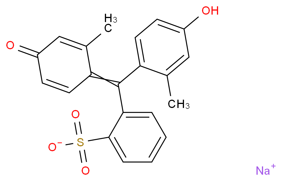 间甲酚紫钠盐_分子结构_CAS_62625-31-4)