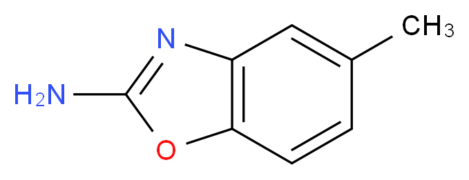 5-methyl-1,3-benzoxazol-2-amine_分子结构_CAS_64037-15-6