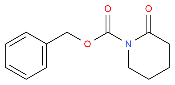 benzyl 2-oxopiperidine-1-carboxylate_分子结构_CAS_106412-35-5