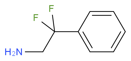 2,2-difluoro-2-phenylethan-1-amine_分子结构_CAS_55601-21-3