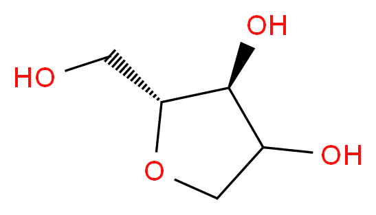 1,4-Anhydro-D-xylitol_分子结构_CAS_53448-53-6)