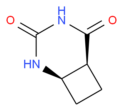 (1R,6S)-2,4-diazabicyclo[4.2.0]octane-3,5-dione_分子结构_CAS_770746-47-9