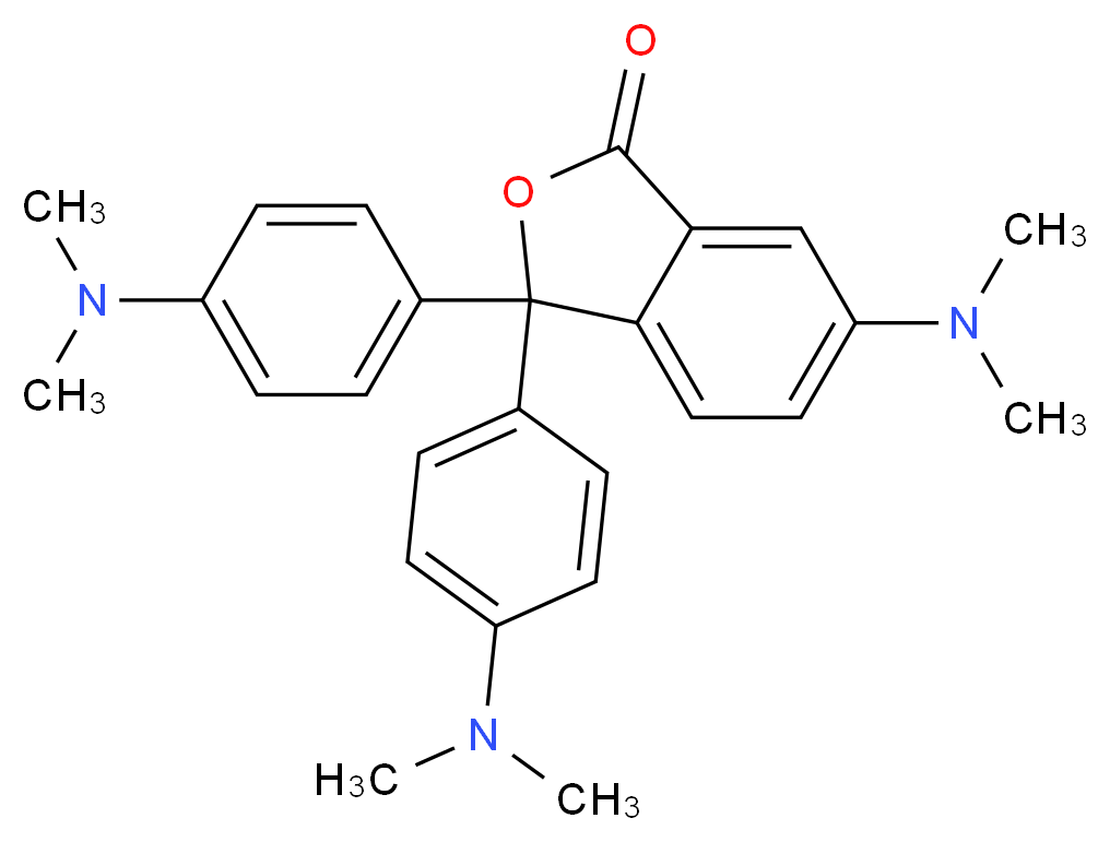 Crystal Violet lactone_分子结构_CAS_1552-42-7)