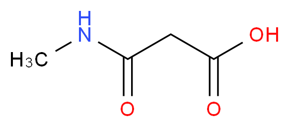 2-(methylcarbamoyl)acetic acid_分子结构_CAS_)