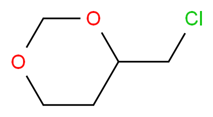 4-(chloromethyl)-1,3-dioxane_分子结构_CAS_1121-62-6