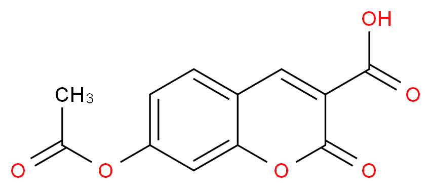 7-Acetoxycoumarin-3-carboxylic acid_分子结构_CAS_81017-23-4)