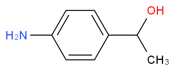 1-(4-Aminophenyl)ethanol_分子结构_CAS_14572-89-5)