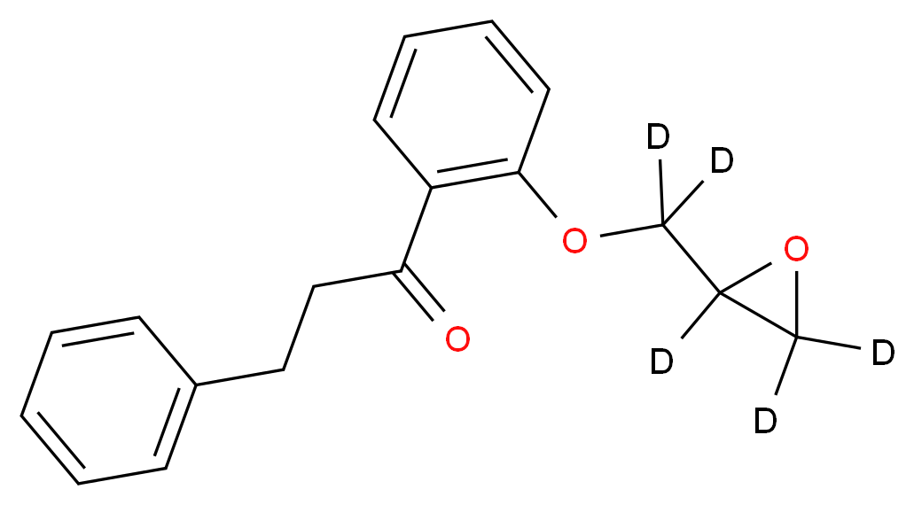 2'-(2,3-Epoxypropoxy)-3-phenylpropiophenone-d5_分子结构_CAS_1189450-87-0)