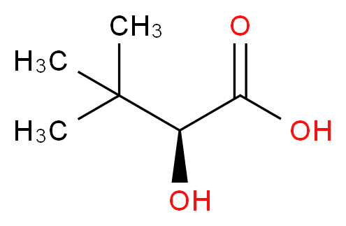 (S)-2-Hydroxy-3,3-dimethylbutanoic acid_分子结构_CAS_21641-92-9)