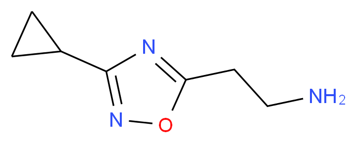 2-(3-cyclopropyl-1,2,4-oxadiazol-5-yl)ethanamine_分子结构_CAS_952283-54-4)