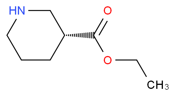 Ethyl (3R)-piperidine-3-carboxylate_分子结构_CAS_)