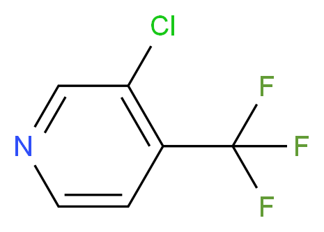 3-Chloro-4-(trifluoromethyl)pyridine_分子结构_CAS_81565-19-7)