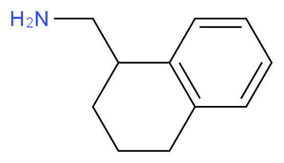 1,2,3,4-tetrahydronaphthalen-1-ylmethanamine_分子结构_CAS_91245-72-6