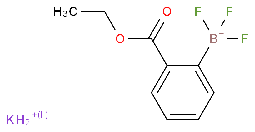 2-乙氧基羰基苯基三氟硼酸钾_分子结构_CAS_850623-73-3)