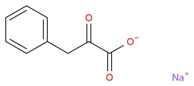 苯丙酮酸钠_分子结构_CAS_114-76-1)